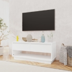 Mobile TV Bianco 102x41x44 cm in Legno Multistrato