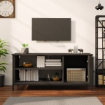 Mobile Porta TV Nero 100x40x45 cm in Legno Multistrato