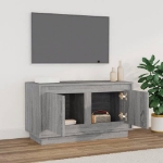 Mobile Porta TV Grigio Sonoma 80x35x45 cm in Legno Multistrato