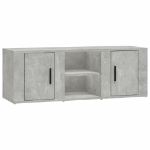 Mobile per TV Grigio Cemento 100x31,5x35 cm Legno Multistrato