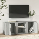 Mobile per TV Grigio Cemento 100x31,5x35 cm Legno Multistrato