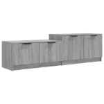 Mobile TV Grigio Sonoma 158,5x36x45 cm in Legno Multistrato