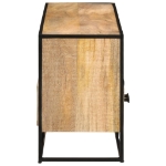 Mobile Porta TV 110x30x45 cm in Legno Massello di Mango Grezzo