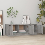 Mobile TV Grigio Sonoma 102x35x36,5 cm in Legno Multistrato