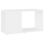 Mobile Porta TV Bianco 60x24x32 cm in Legno Multistrato