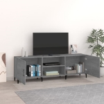 Mobile Porta TV Grigio Sonoma 150x30x50 cm in Legno Multistrato