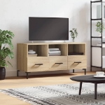 Mobile Porta TV Rovere Sonoma 102x36x50 cm in Legno Multistrato