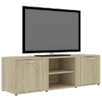 Mobile Porta TV Rovere Sonoma 120x34x37 cm in Legno Multistrato