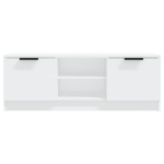 Mobile Porta TV Bianco 102x35x36,5 cm in Legno Multistrato