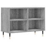 Mobile Porta TV Grigio Sonoma 69,5x30x50cm in Legno Multistrato