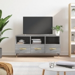 Mobile TV Grigio Sonoma 102x36x50 cm in Legno Multistrato