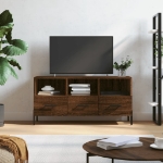 Mobile TV Rovere Marrone 102x36x50 cm in Legno Multistrato