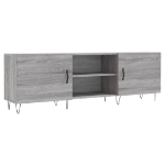 Mobile Porta TV Grigio Sonoma 150x30x50 cm in Legno Multistrato