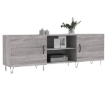 Mobile Porta TV Grigio Sonoma 150x30x50 cm in Legno Multistrato