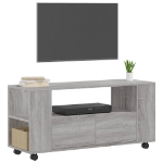 Mobile Porta TV Grigio Sonoma 102x34,5x43 cm Legno Multistrato