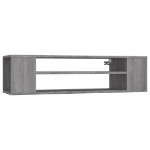 Pensile Porta TV Grigio Sonoma 100x30x26,5 cm Legno Multistrato