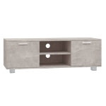 Mobile per TV Grigio Cemento 120x40,5x35 cm Legno Multistrato