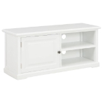 Mobile TV Bianco 90x30x40 cm in Legno