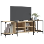 Mobile Porta TV Rovere Sonoma 155x37x50 cm in Legno Multistrato