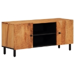 Mobile Porta TV 105x33x46 cm in Legno Massello di Acacia