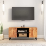 Mobile Porta TV 105x33x46 cm in Legno Massello di Acacia