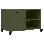 Mobile TV Verde Oliva 68x39x43,5 cm in Acciaio