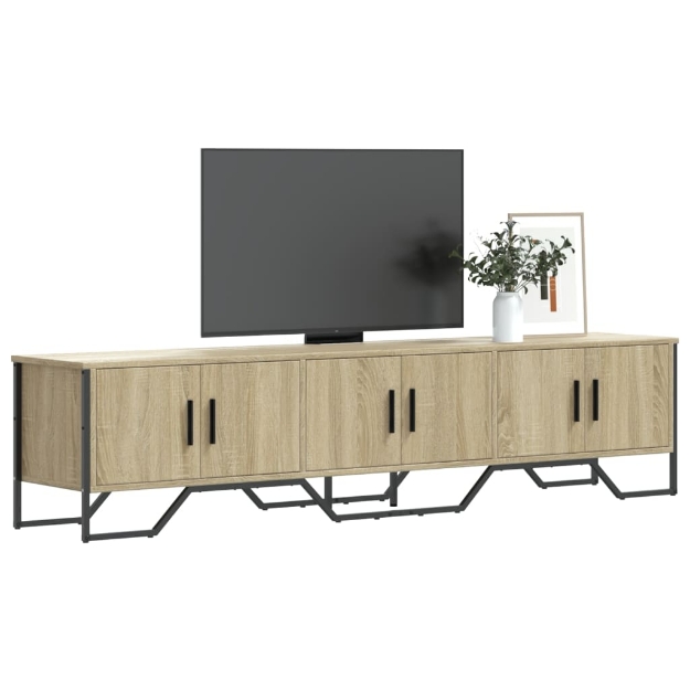 Mobile Porta TV Rovere Sonoma 180x34x41 cm Legno Multistrato