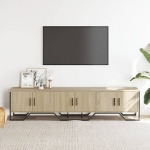 Mobile Porta TV Rovere Sonoma 180x34x41 cm Legno Multistrato