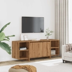 Mobile TV Rovere Artigianale 130x35x50 cm in Legno Multistrato