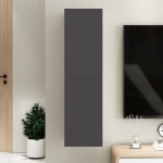 Mobile Porta TV Grigio 30,5x30x110 cm in Legno Multistrato