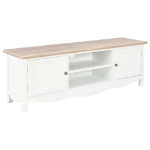 Mobile TV Bianco 120x30x40 cm in Legno