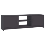 Mobile Porta TV Grigio 120x30x37,5 cm in Legno Multistrato