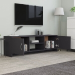 Mobile Porta TV Grigio 120x30x37,5 cm in Legno Multistrato