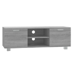 Mobile TV Grigio Sonoma 120x40,5x35 cm in Legno Multistrato