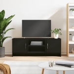 Mobile Porta TV Nero 102x30x37,5 cm in Legno Multistrato