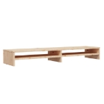 Supporto per Monitor 100x24x13 cm in Legno Massello di Pino