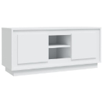 Mobile Porta TV Bianco 102x35x45 cm in Legno Multistrato