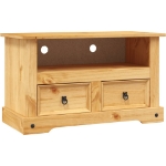 Mobile Porta TV Legno Pino Messicano Corona Range 91x43x56 cm