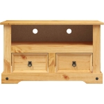 Mobile Porta TV Legno Pino Messicano Corona Range 91x43x56 cm