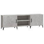 Mobile Porta TV Grigio Cemento 150x30x50cm in Legno Multistrato