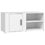 Mobile Porta TV Bianco 80x31,5x36 cm in Legno Multistrato