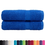 Asciugamani da Bagno SOLUND 2 pz Blu 100x150 cm 600gsm