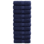 Asciugamani Ospiti SOLUND 10 pz Blu Navy 30x50 cm 600gsm