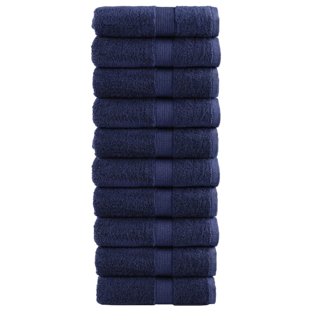 Salviette Premium SOLUND 10 pz Blu Navy 30x30 cm 600gsm