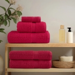 Salviette Premium SOLUND 10 pz Rosse 30x30 cm 600 g/m²