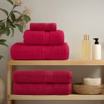 Salviette Premium SOLUND 2 pz Rosse 30x30 cm 600 g/m²