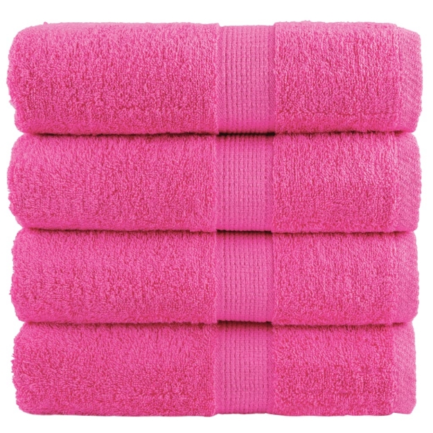 Salviette Premium SOLUND 4 pz Rosa 30x30 cm 600 g/m²