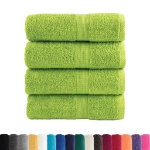 Salviette Premium SOLUND 4 pz Verde Mela 30x30 cm 600 g/m²