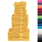 Set ASciugamani SOLUND 12 pz Oro 600 gsm