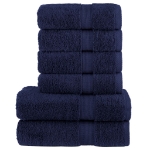 Set ASciugamani SOLUND 8 pz Blu Navy 600 gsm